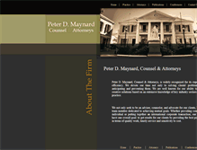 Tablet Screenshot of maynardlaw.com